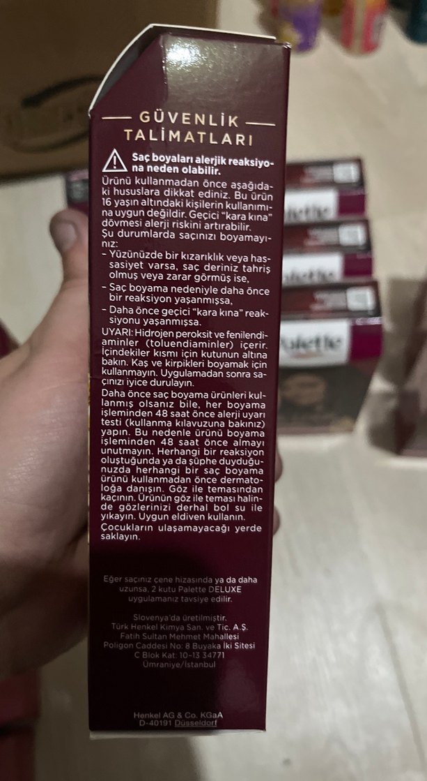 Palette saç boyası - Görsel 4