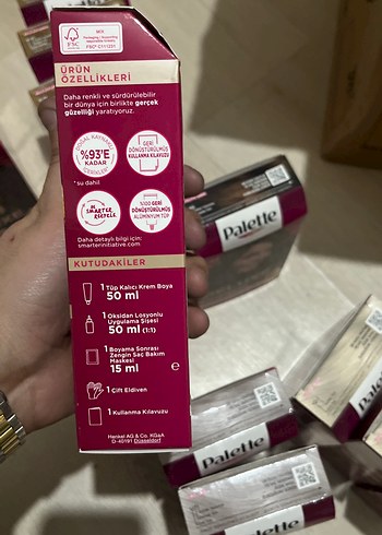 Palette Deluxe Kalıcı Saç Boyası U71 Elmas Grisi - Görsel 2