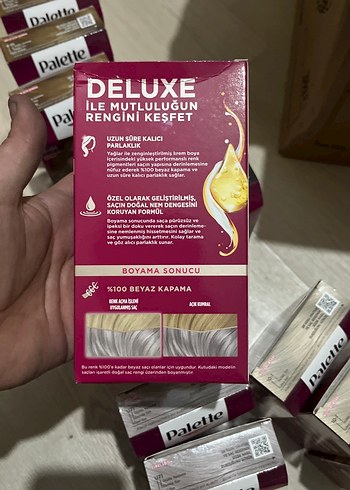 Palette Deluxe Kalıcı Saç Boyası U71 Elmas Grisi - Görsel 3