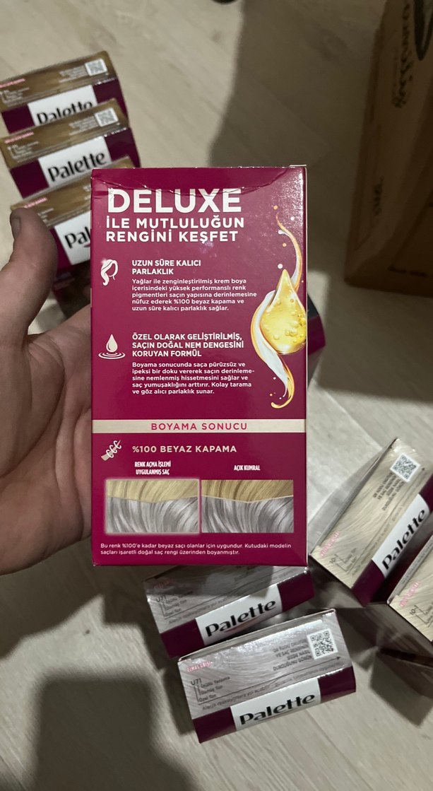 Palette Deluxe Kalıcı Saç Boyası U71 Elmas Grisi - Görsel 3