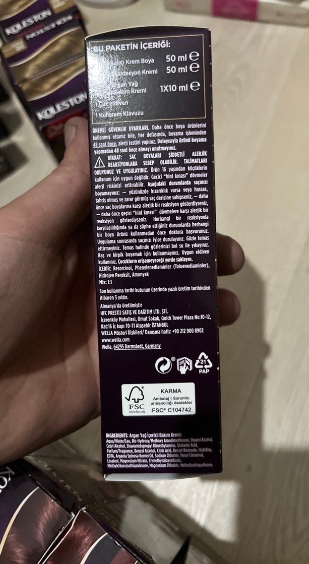 Wella Koleston Intense Kumral Saç Boyası 7/0 - Görsel 3