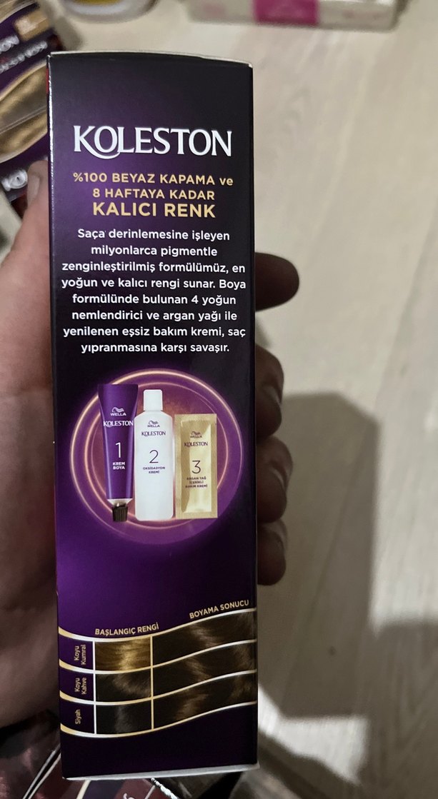 Wella Koleston 3/0 Koyu Kahve Saç Boyası - Görsel 3