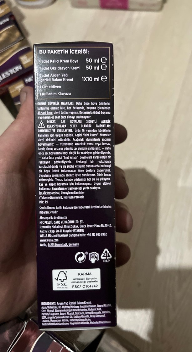 Wella Koleston 3/0 Koyu Kahve Saç Boyası - Görsel 2