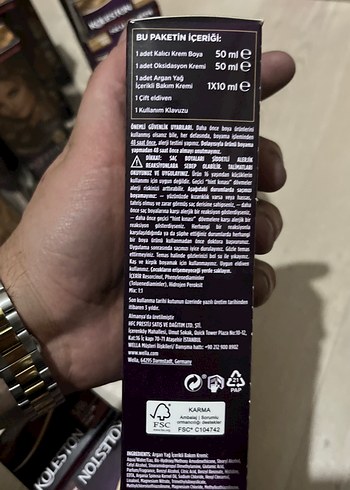 Wella Koleston Intense 1/0 Mavi Siyah Saç Boyası - Görsel 2