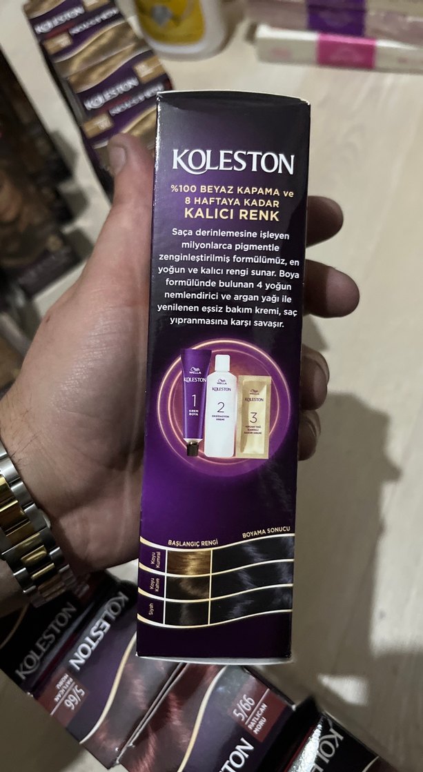 Wella Koleston Intense 1/0 Mavi Siyah Saç Boyası - Görsel 3