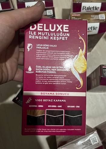 Palette Deluxe Siyah Kalıcı Saç Boyası 1-0 - Görsel 3