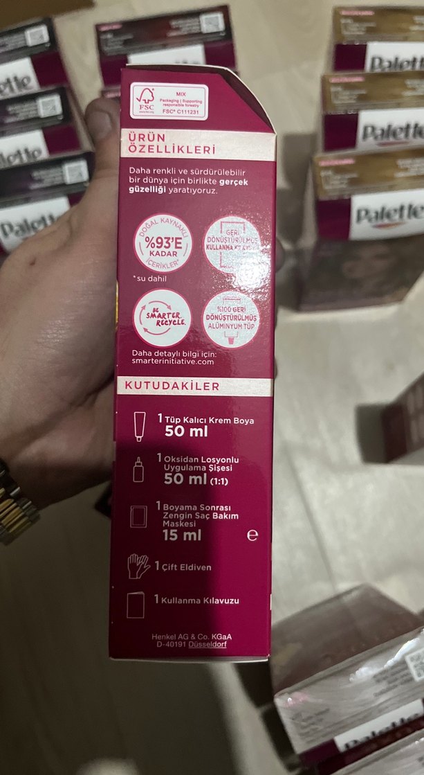 Palette Deluxe Siyah Kalıcı Saç Boyası 1-0 - Görsel 2