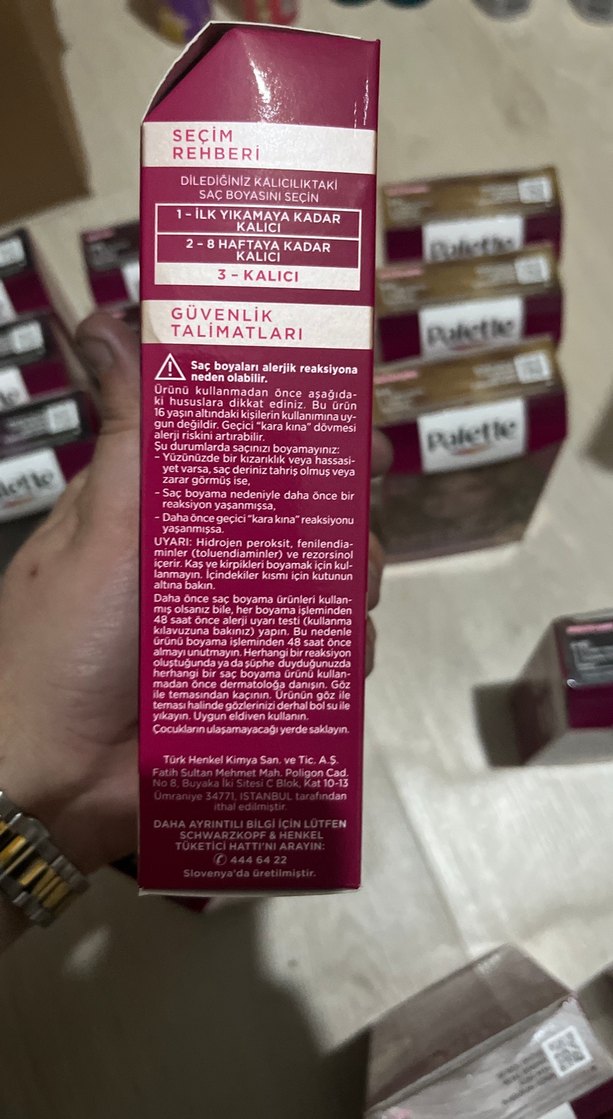 Palette Deluxe Siyah Kalıcı Saç Boyası 1-0 - Görsel 4