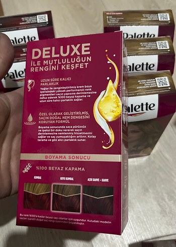 Palette Deluxe 5-88 Şarap Kızılı Kalıcı Saç Boyası - Görsel 3