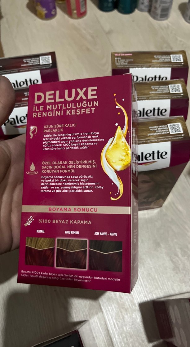 Palette Deluxe 5-88 Şarap Kızılı Kalıcı Saç Boyası - Görsel 3