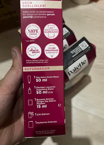 Palette Deluxe Kalıcı 4-65 Büyüleyici Kahve Saç Boyası - Görsel 2