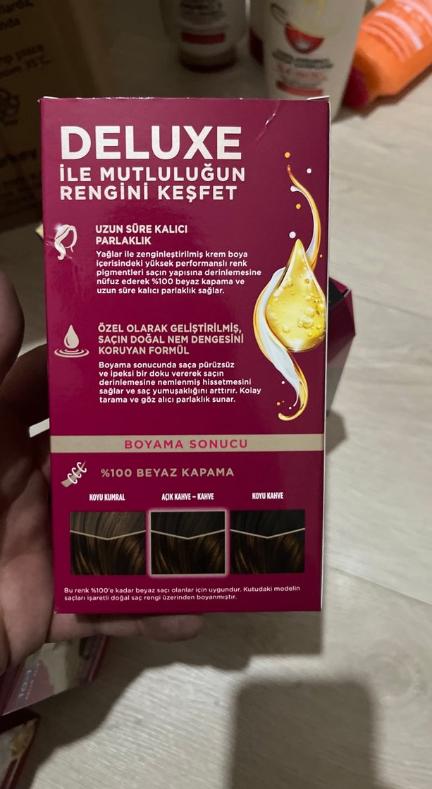 Palette Deluxe Kalıcı 4-65 Büyüleyici Kahve Saç Boyası - Görsel 3