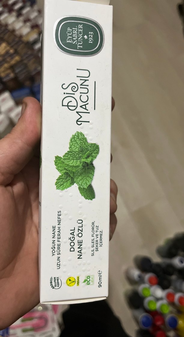 Eyüp Sabri Tuncer Doğal Nane Özlü Diş Macunu 90ml - Görsel 2