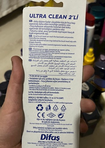 Difas Ultra Clean 2'li Diş Fırçası Orta Sert - Görsel 2