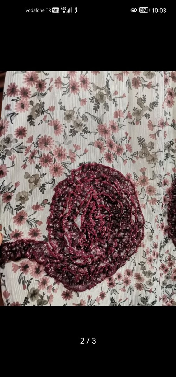 Bohem Renkli Uzun Kollu Elbise vs tunik astarlı - Görsel 3