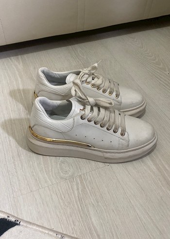 Beyaz Platform Kadın Spor Ayakkabı - Görsel 2