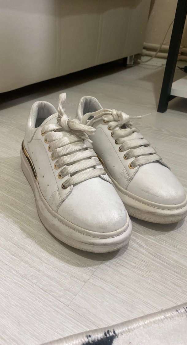 Beyaz Platform Kadın Spor Ayakkabı - Görsel 3