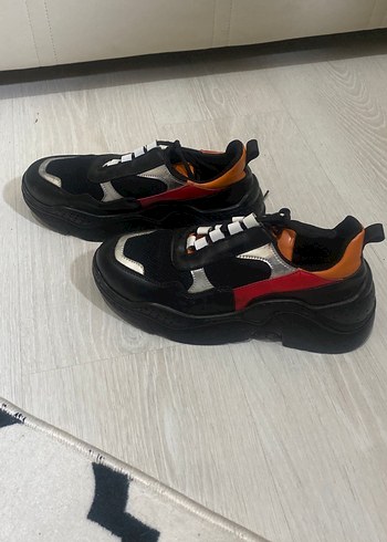 Kadın Çok Renkli Platform Spor Ayakkabı - Görsel 3