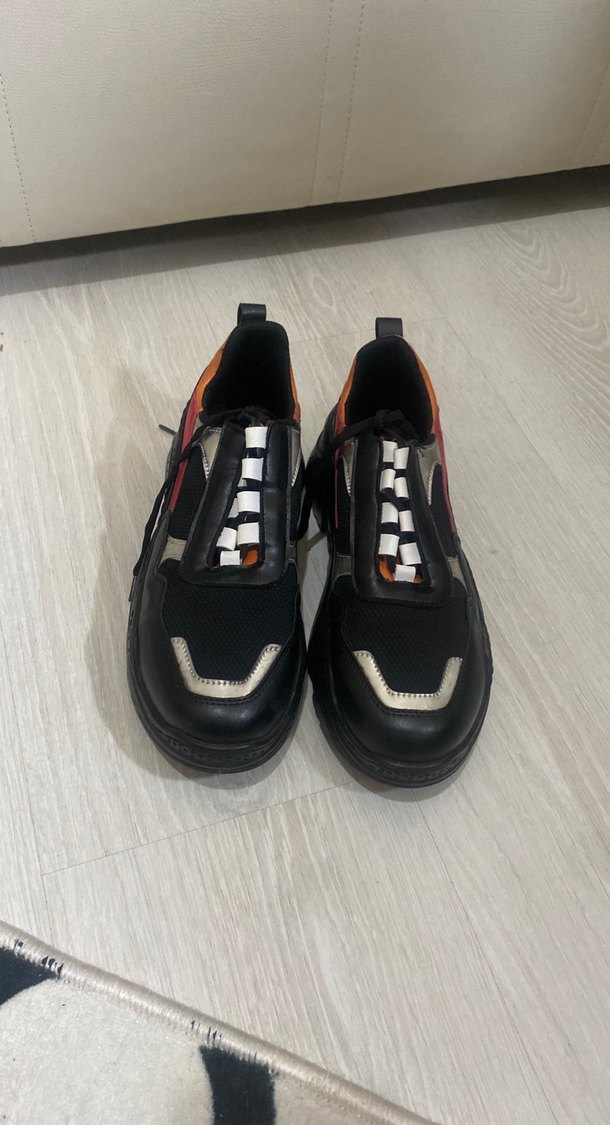 Kadın Çok Renkli Platform Spor Ayakkabı - Görsel 2