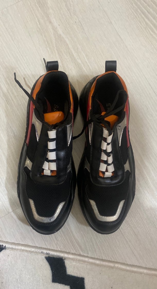 Kadın Çok Renkli Platform Spor Ayakkabı - Görsel 4