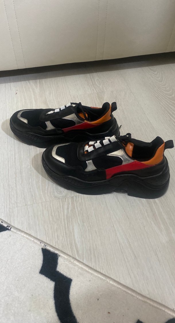 Kadın Çok Renkli Platform Spor Ayakkabı - Görsel 3