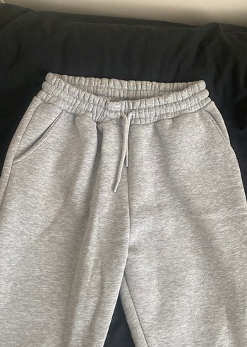 Gri Rahat Kesim Kadın Eşofman Altı - Görsel 4