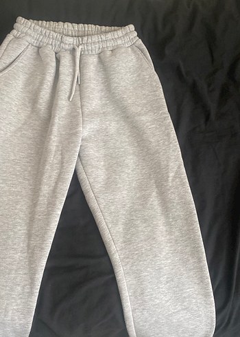 Gri Rahat Kesim Kadın Eşofman Altı - Görsel 3