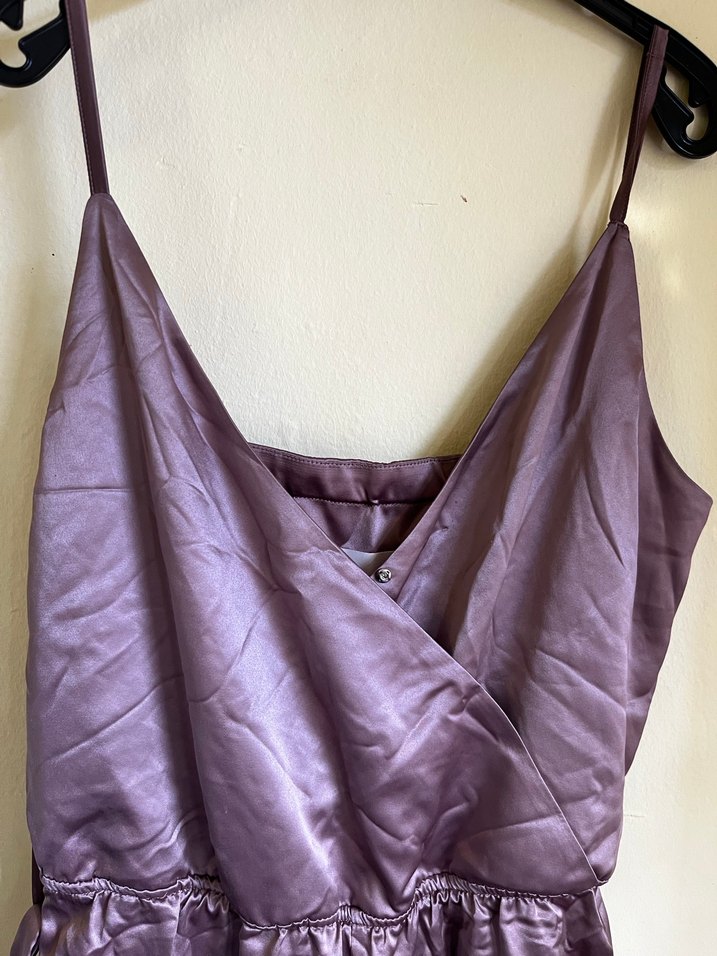 Lil & Lavantin Saten Gül Kurusu Tulum | Bağlamalı Paça Detaylı - Görsel 3