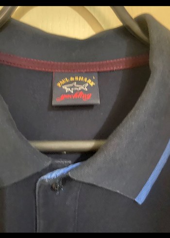 Lacivert Uzun Kollu Polo Yaka Tişört - Görsel 2