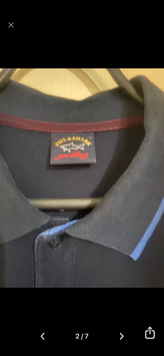 Lacivert Uzun Kollu Polo Yaka Tişört - Görsel 2