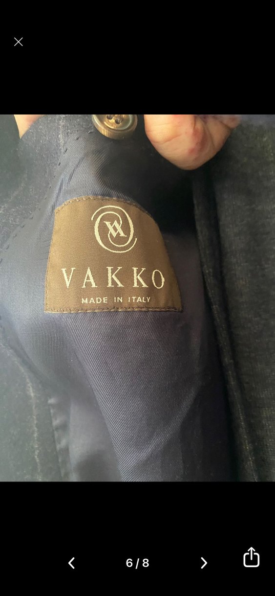 Erkek Lacivert Kumaş Takım Elbise Ceket - Görsel 4