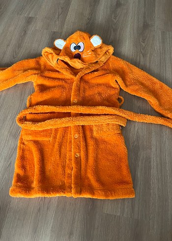 Nakışlı Mavi Ve Turuncu 2li Çocuk Sabahlık 10 Yaş - Görsel 11