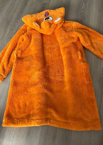 Nakışlı Mavi Ve Turuncu 2li Çocuk Sabahlık 10 Yaş - Görsel 14