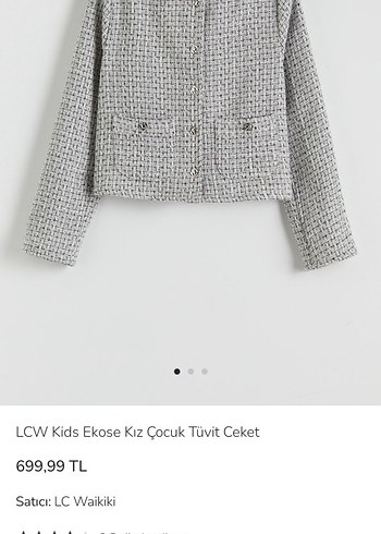 LCW Kids Gri Lastikli Tüvit Kız Pantolon etiketi üstünde - Görsel 2