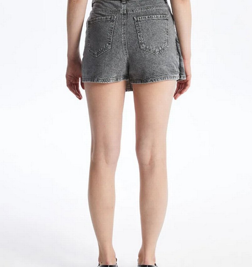 LCW JEANS Kot Şort Etek - Görsel 3