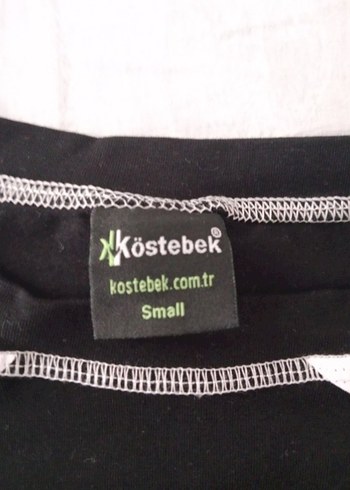 Kadın Siyah Rock More Baskılı Kısa Kollu Crop Top - Görsel 3