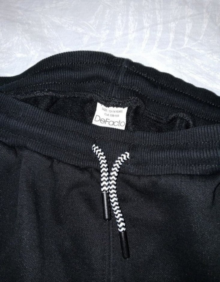 Siyah Erkek Eşofman Altı 13-14 Yaş 158-164 Cm - Görsel 2