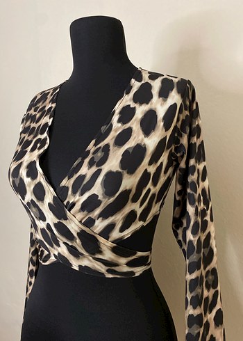 Leopar Desenli büstiyer - Görsel 2