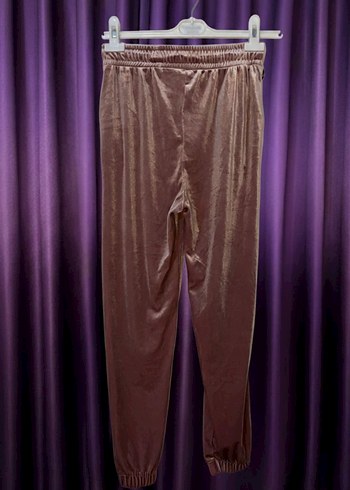 PEMBE JOGGER KADİFE EŞOFMAN ALTI - Görsel 2