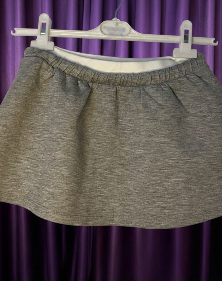 BERSHKA İÇİ ŞORTLU PENYE ETEK - Görsel 2