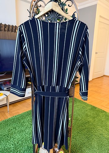 H&M Çizgili Giy&Çık Ofis Elbisesi - Görsel 2