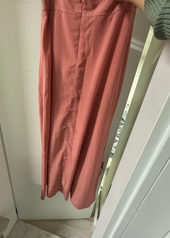 Pembe Uzun Salaş Bohem Etek - Görsel 3