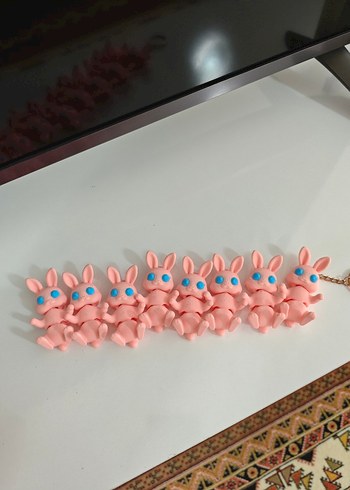 1 Adet Tavşan Anahtarlık - Görsel 2