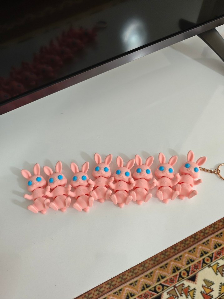 1 Adet Tavşan Anahtarlık - Görsel 2