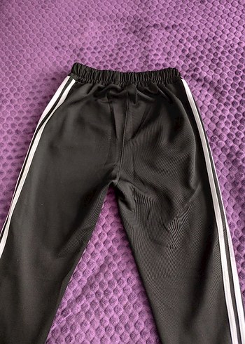 Adidas Siyah Rahat Kesim Kız Eşofman Altı - Görsel 4