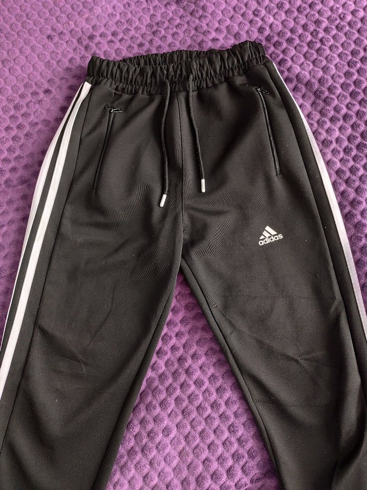 Adidas Siyah Rahat Kesim Kız Eşofman Altı - Görsel 3