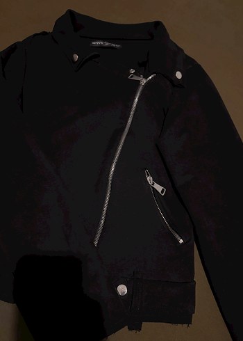 Siyah Süet Kadın Ceket - Görsel 5
