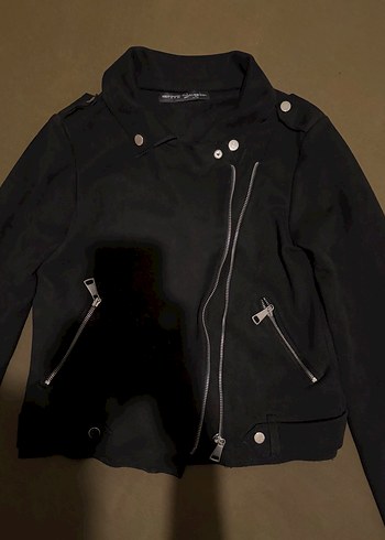 Siyah Süet Kadın Ceket - Görsel 2