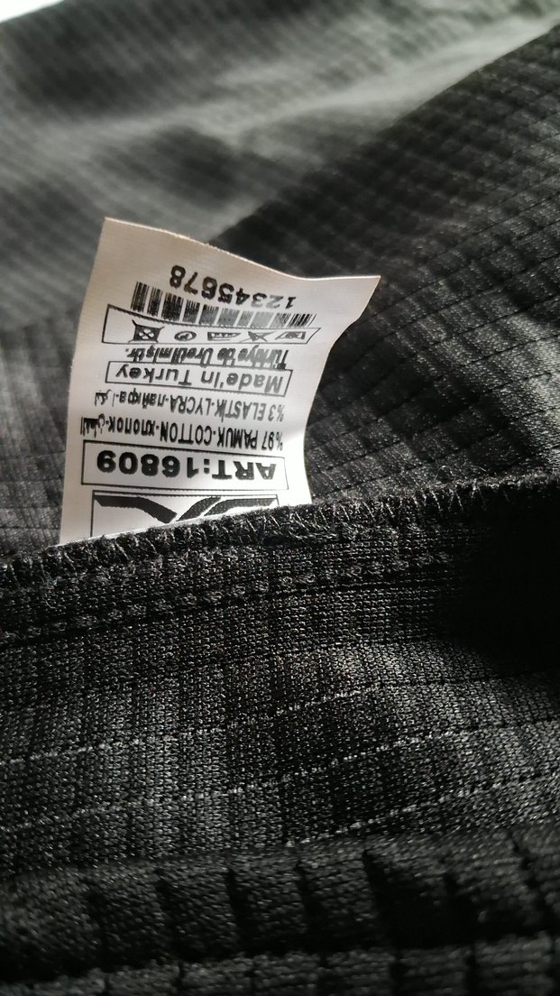 Erkek Siyah Düğmeli Uzun Kollu Gömlek pamuk%97 L beden - Görsel 2