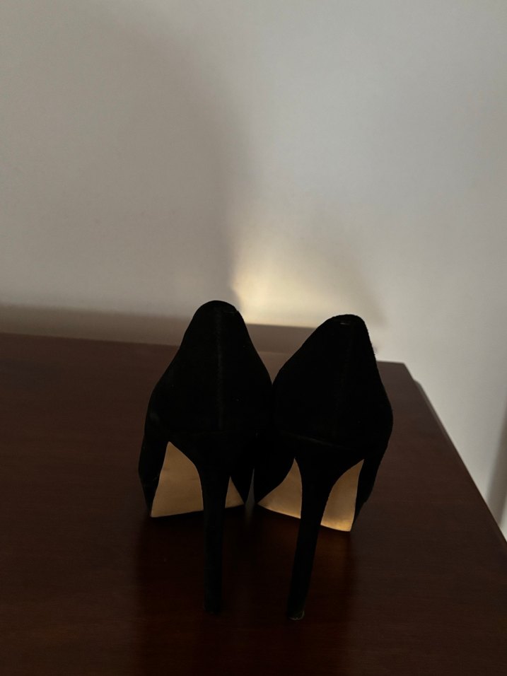 Siyah Stiletto Topuklu Kadın Ayakkabı - Görsel 3